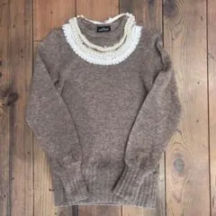 【値下げ】tricot コムデギャルソン パール ニット セーターのサムネイル