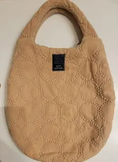 ミナペルホネン　エッグバッグ　ベージュ