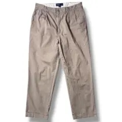 90s ポロラルフローレン ハモンドパンツ w36 ポロチノ 古着 ベージュ