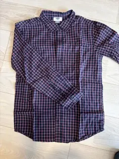 OLD NAVY チェック柄長袖シャツ 10歳〜12