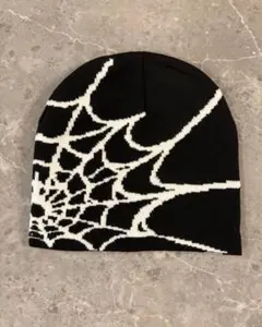 Y*i様 R*n様 ビーニー　SPYDER ニット帽 ブラック　ホワイト　y2k