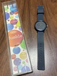 Jumble ネイビー腕時計