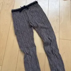 ケーブル編みグレー ボトムス Otonato