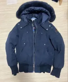 MOOSE KNUCKLES ネイビー ダウンジャケット S