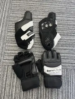 Burnes Style ボクシンググローブ　シューズ Mサイズ 黒 Burnes Style ボクシンググローブ シューズ Mサイズ 黒 バーネス