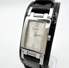 【美品・稼働品】GUESS ゲス レクタンギュラー レザーベルト 電池交換済のサムネイル