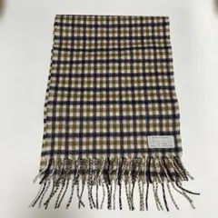 Aquascutum アクアスキュータム カシミヤ マフラー クラブチェック