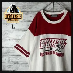 【希少XLサイズ】ヒステリックグラマー★総柄 ガール ロゴ リンガー tシャツ 2025年最新】ヒステリックグラマー リンガーtの人気アイテム