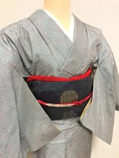 な*ん様 単衣証紙大島紬フルセット4点 新品着物+帯+帯締め+帯揚げ　ゆったり 楽天市場】縞大島紬 大島紬美幸 仕立て付き 着物 正絹 コート