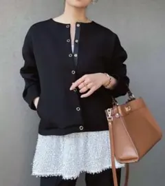 Emma Talar　ライトダンボールノーカラージャケットのサムネイル