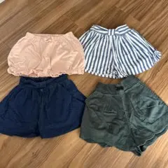 80サイズ ショートパンツ　4着　プティマインその他