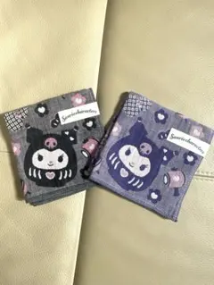 新品未使用タグ付き　Sanrioクロミちゃんハンカチ 日本製綿100％2枚セット