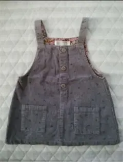ZARA BABYコーデュロイサロペットワンピース