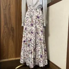 楽ちんプリーツロングスカート✴︎フリーサイズ✴︎