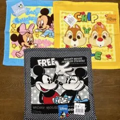 【新品·未使用品】ディズニー ハンドタオル3枚セット