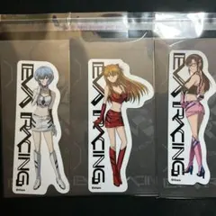 エヴァンゲリオンステッカー3種　アスカ　レイ　マリ