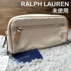 【未使用￼】RALPH LAUREN ラルフローレン ポーチ キャンバス地のサムネイル