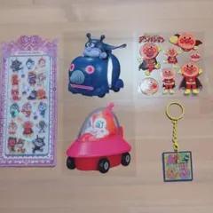 アンパンマン　アクリルシール　ハーフカプラ　キーホルダー