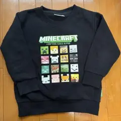 マインクラフト キャラクター トレーナー 黒