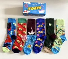Happy Socks 7 Days 靴下 6足セット