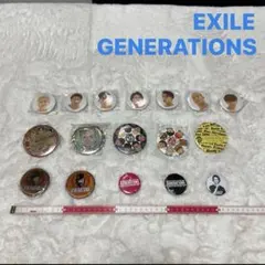 GENERATIONSの缶バッジ16個とミラー１個のまとめ売り