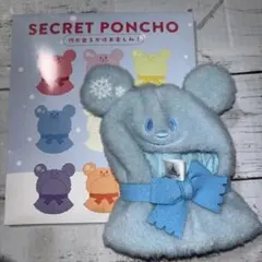 ディズニーストア　シークレットポンチョ 青 水色　ブルー ミッキー ディズニー