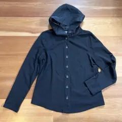 HAYAMA BREEZE ハヤマブリーズ 黒 フード付き 長袖シャツ M 上着