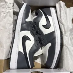 WMNS Air Jordan 1 Low グレー ホワイト 11.5