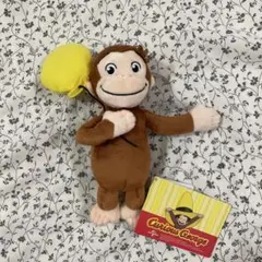 おさるのジョージぬいぐるみ　バルーン 黄色