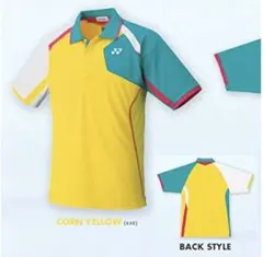 YONEX ヨネックス バドミントン Uni ゲームシャツ イエロー メンズS