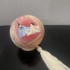 お取り置き中 手鞠 手毬 てまり 七五三 お祝い 花柄刺繍の布製置物 