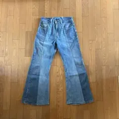 【古着】リーバイス リメイクデニム フレア ブーツカット RM84
