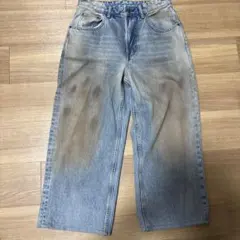 ZARA ワイドレッグデニムパンツ EUR38