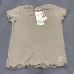 신품 미사용 petit main プティマイン 楊柳Tシャツ 110cm
