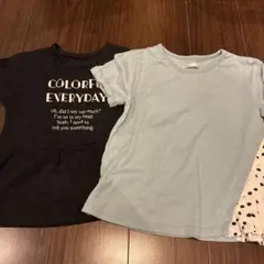 ikka トップス　半袖カットソー　Tシャツ　2枚セットのサムネイル