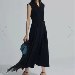 MADISONBLUE マディソンブルー ラップドレス ワンピース ジレ MADISONBLUE マディソンブルー ラップドレス ワンピース ジレ - メルカリ