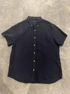 J.CREW 半袖ボタンダウンリネンシャツ XLサイズのサムネイル