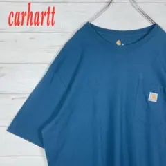 【Carhartt】半袖Tシャツ☆紺☆XL☆グアテマラ製☆Cタグ☆厚手