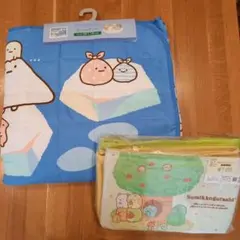 ☆新品　すみっコぐらし　ルームマット&収納ボックス2点　しろくまのともだち　①