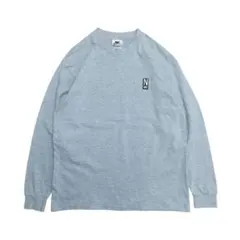 オールド ナイキ 90s 珍ロゴ ワンポイント グレー ロンT カットソー 古着