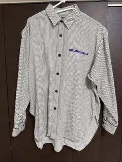 ROLLING CRADLE ストライプ長袖シャツ F