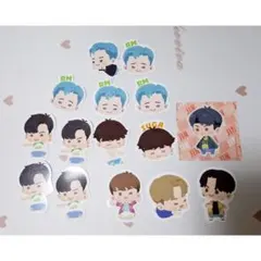 BTS スシローコラボピック&ステッカー 15点セット まとめ売り