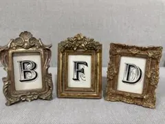 バロックスタイル アンティーク風 フォトフレーム 3点セット