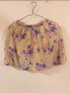 【dazzlin】ダズリン 花柄 ミニスカート フレア ショート丈 Fサイズ