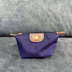 チ13/Longchamp/ロンシャン/コインケース/パープル/小物入れのサムネイル