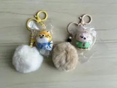 ズートピア キーチェーン　クロウハウザー＆フラッシュ