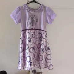 ディズニー　プリンセス　ラプンツェル 半袖ワンピース 130