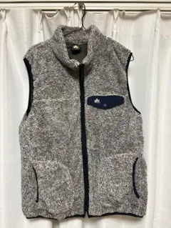 値下げ中 新品LOGOS フリースベストグレーLL