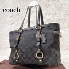 COACH 10384 Y2K Brown Turnlock Tote bag - メルカリ