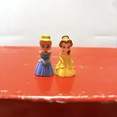 ディズニープリンセスフィギュア(シンデレラ&ベル)